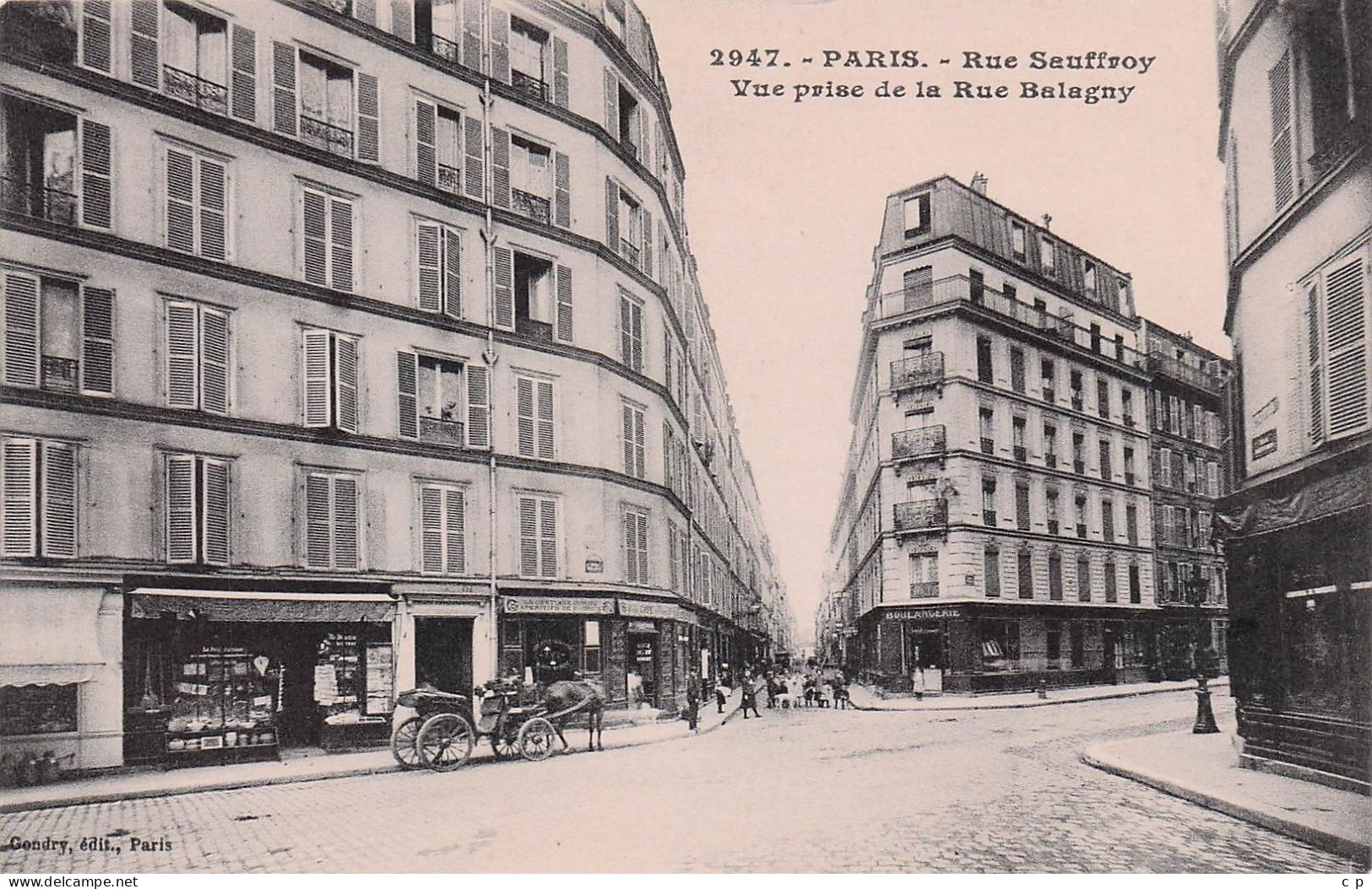 Paris - Rue Sauffroy - Rue Balagny  -  CPA °J - Non Classificati