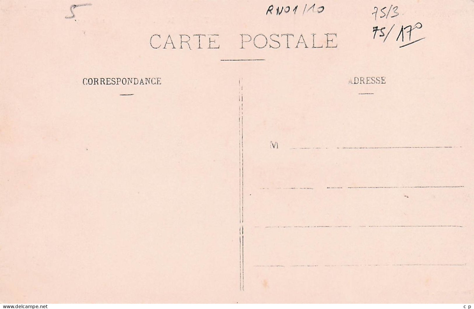 Paris - Rue Sauffroy - Rue Balagny  -  CPA °J - Sin Clasificación