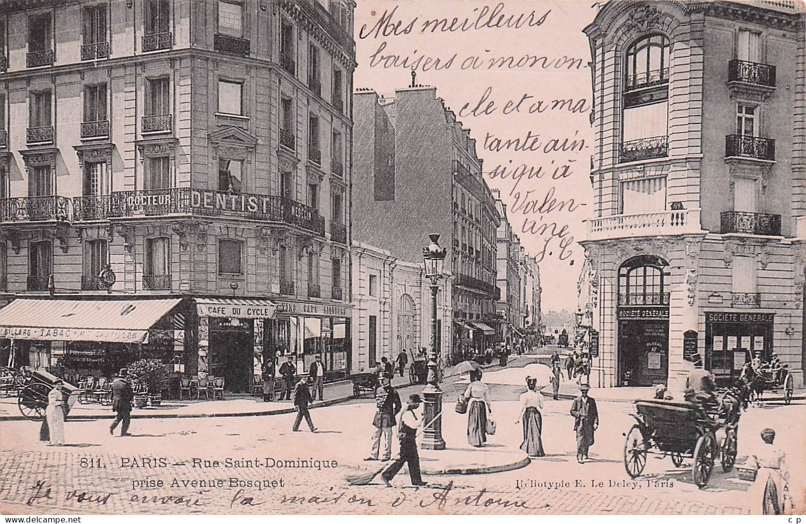 Paris - Rue Saint Dominique    -  CPA °J - Zonder Classificatie