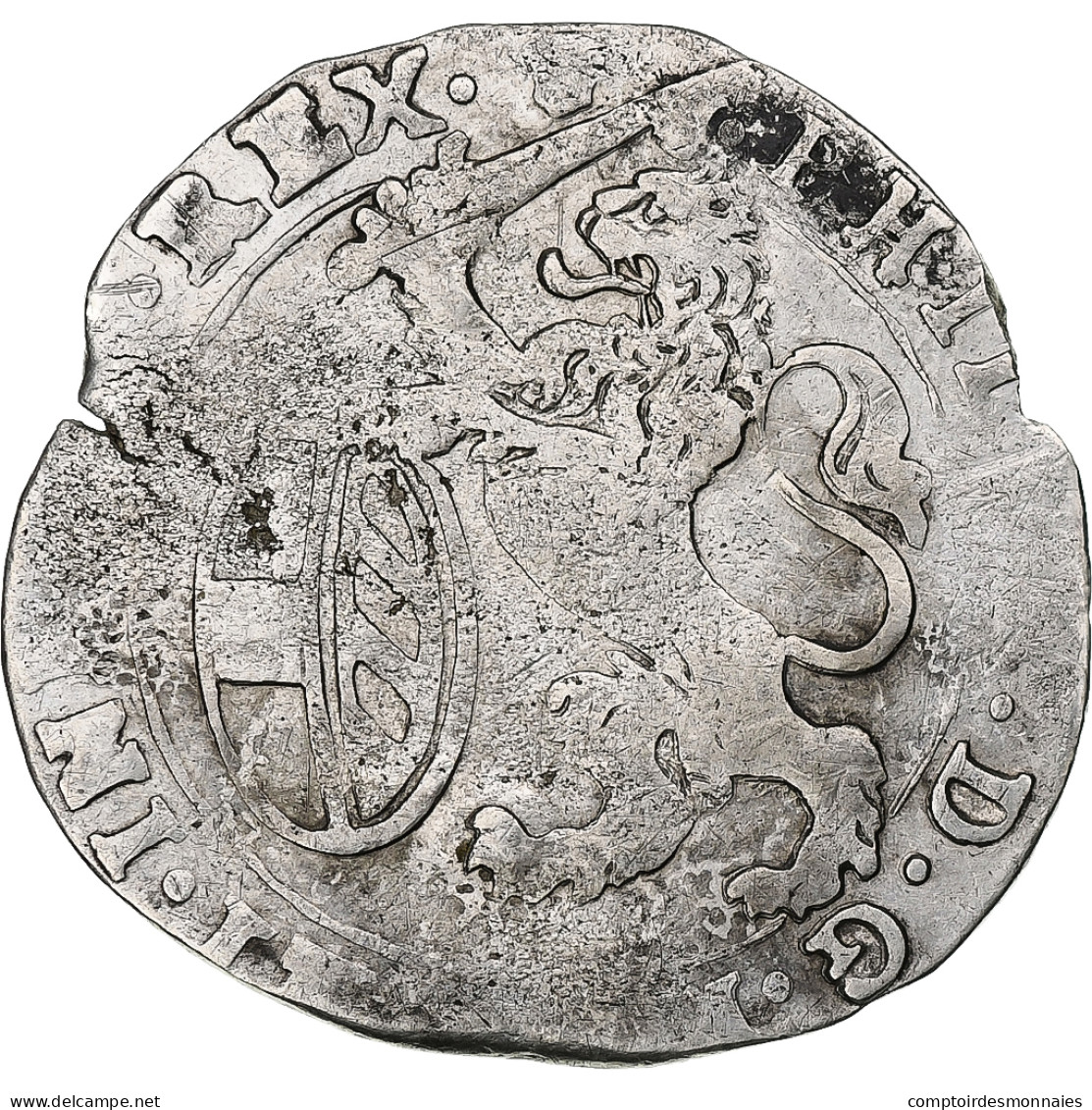Pays-Bas Espagnols, Duché De Brabant, Philippe IV, Escalin, 1626, Bruxelles - Spanische Niederlande