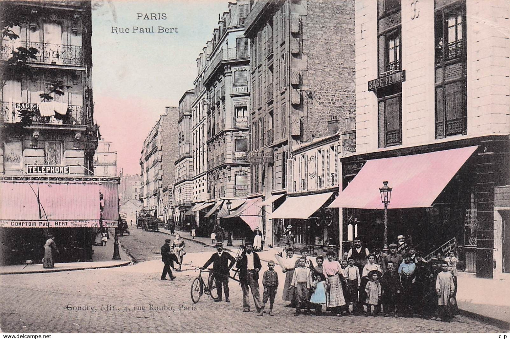 Paris - Rue Paul Bert   -  CPA °J - Zonder Classificatie