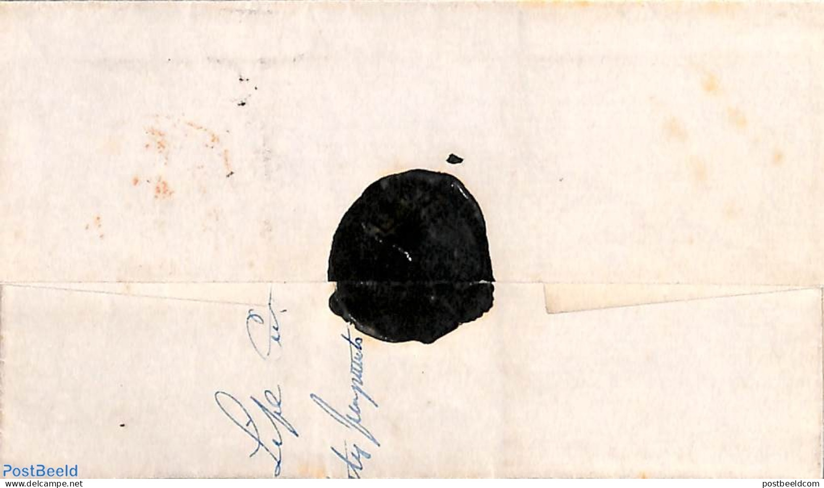 Great Britain 1844 Folding Cover From TORQUAY, Postal History - Cartas & Documentos