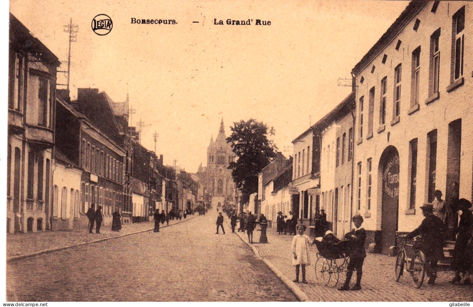 Belgique - BONSECOURS - La Grande Rue - Péruwelz