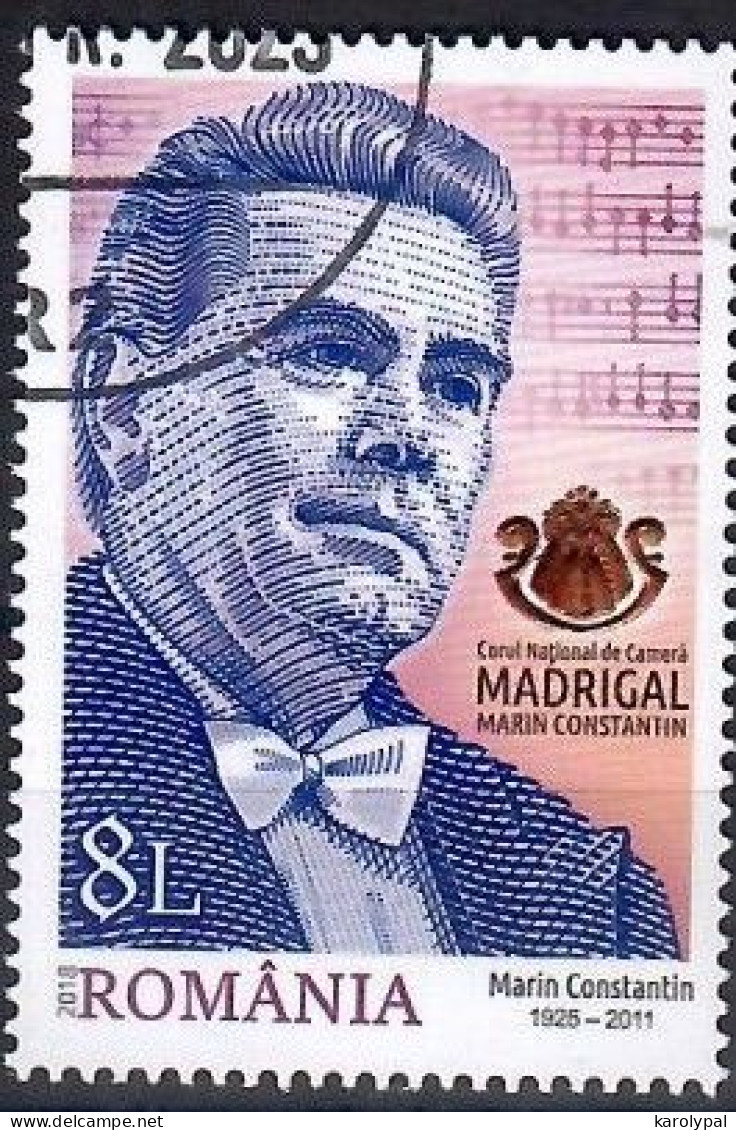 Romania, 2018, USED,   55 Years Of Madrigal Choir,  Mi. Nr. 7343 - Used Stamps