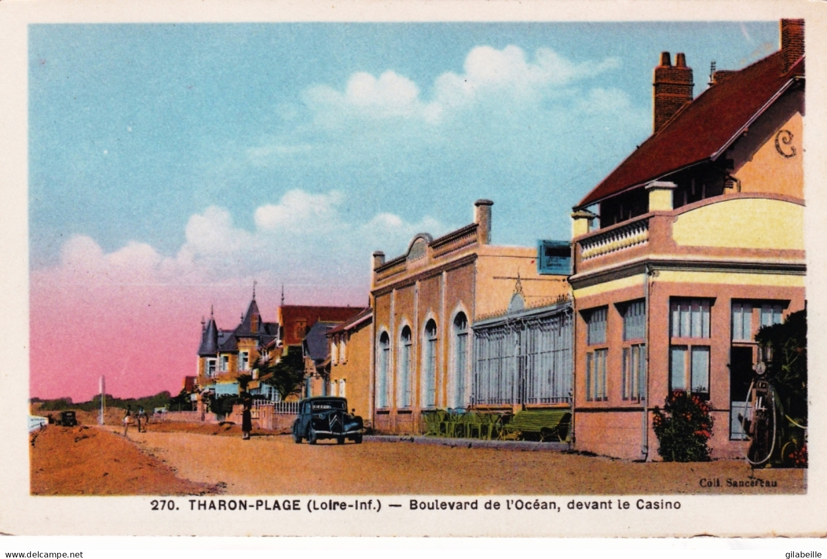 44 - Loire Atlantique -  THARON PLAGE - Boulevard De L Ocean Devant Le Casino - Tharon-Plage