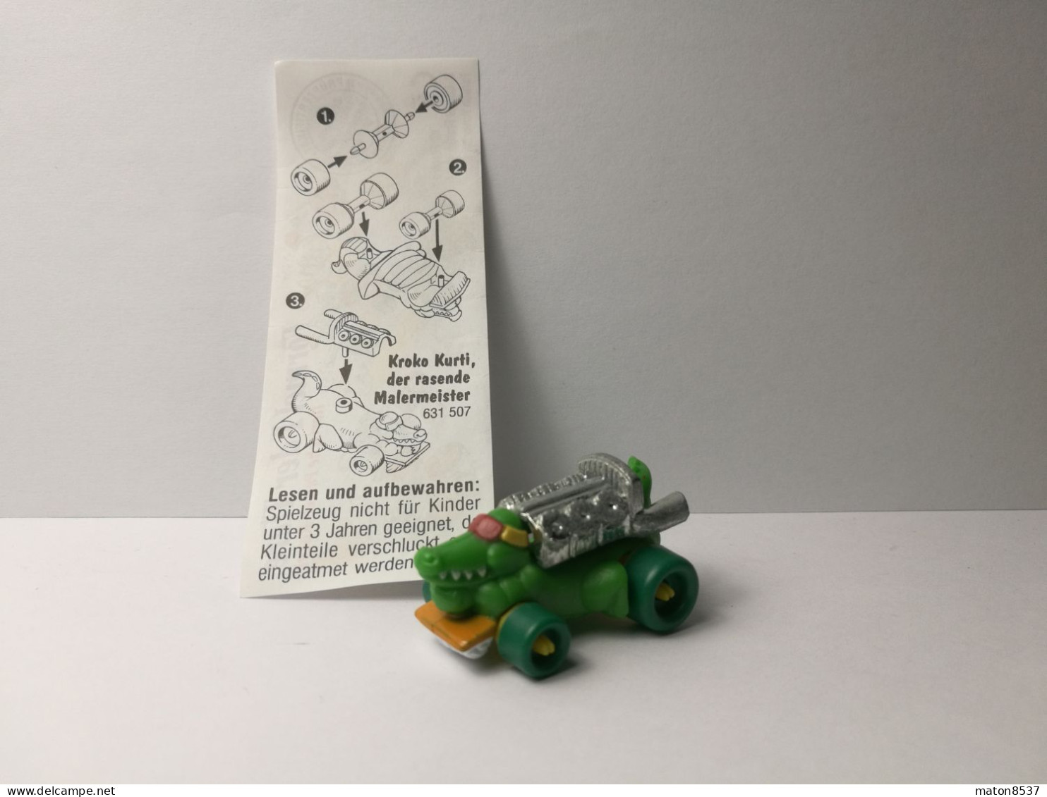 Kinder : 631507  Formel 1 Der Tiere 1995 - Kroko - Kurti 1 + BPZ - Montabili