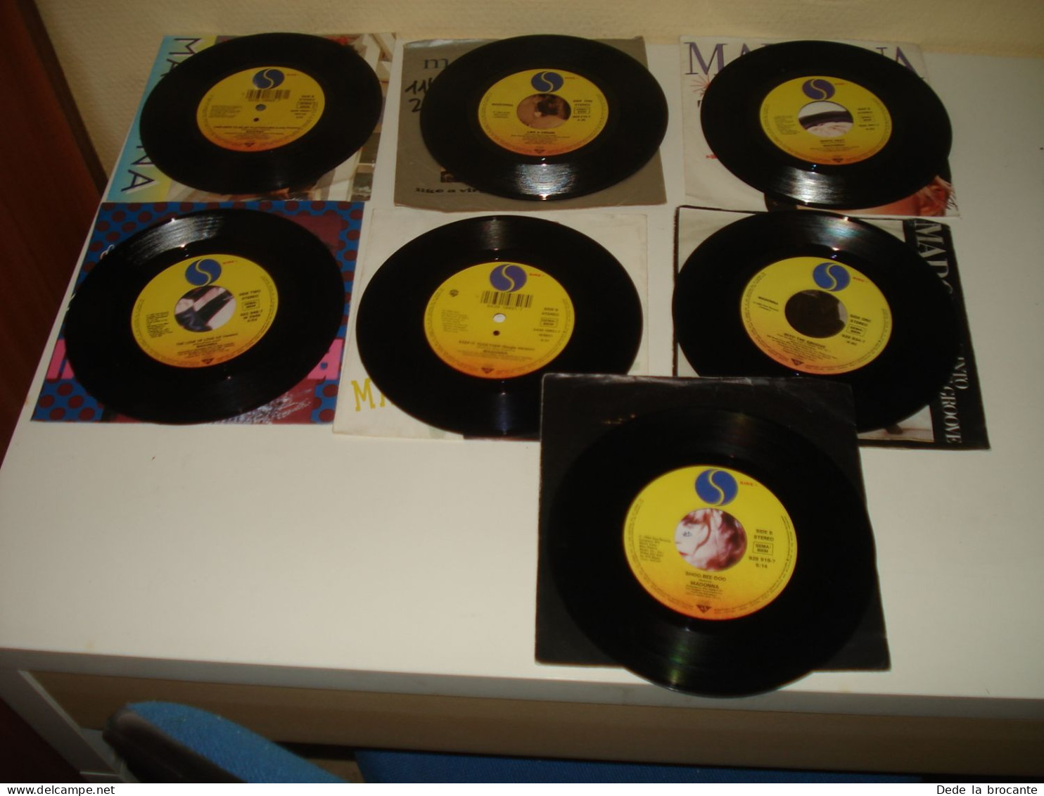 B14/  Lot De 7 Vinyles Tous Différents - SP - 7" -  Madonna - Rock