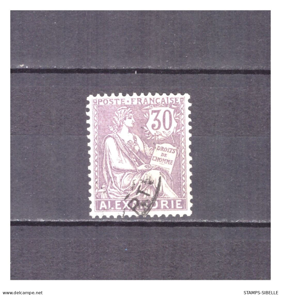 ALEXANDRIE  N °  28  .  30 C  OBLITERE   .  SUPERBE  . - Used Stamps