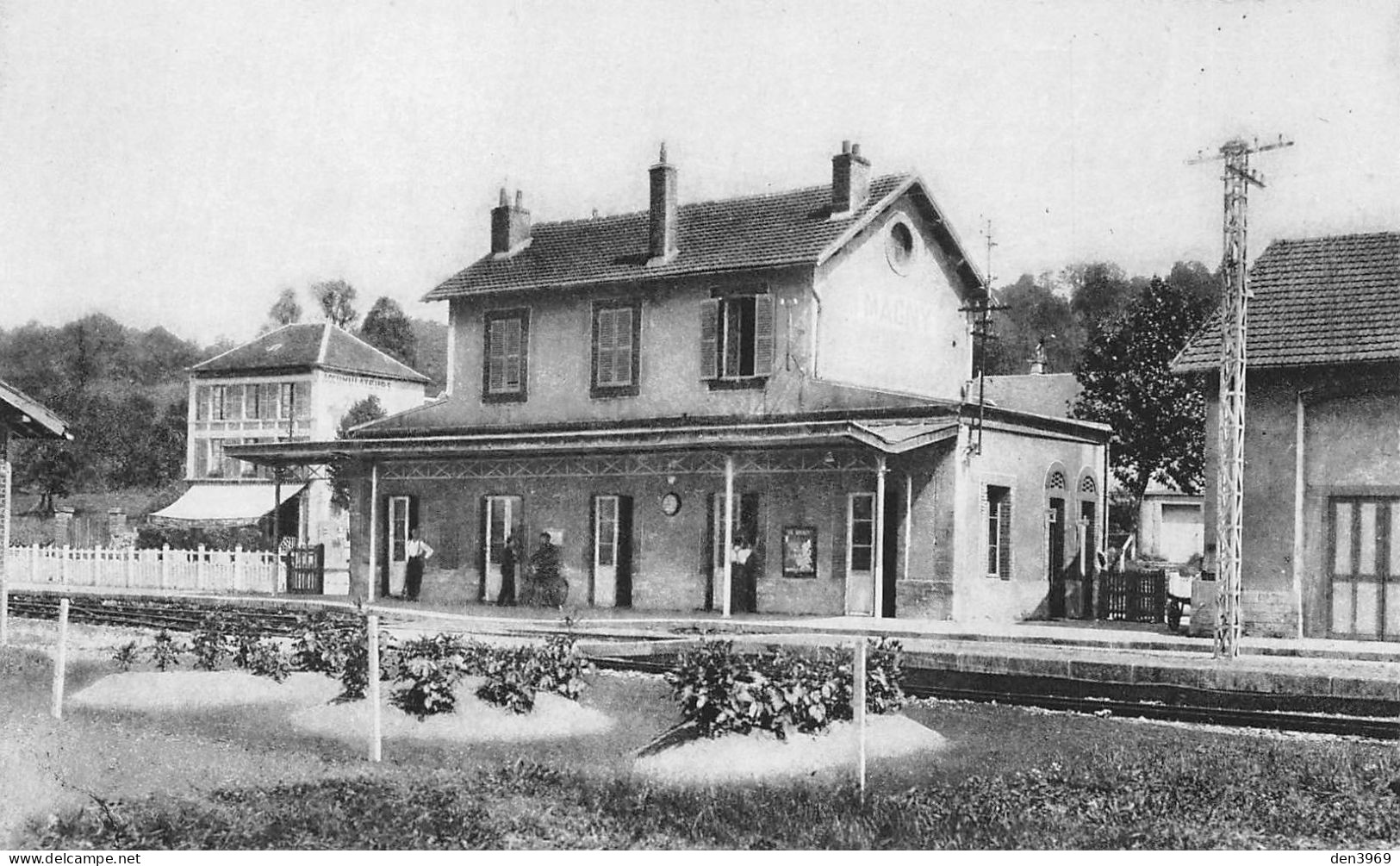 MAGNY-en-VEXIN (Val-d'Oise) - La Gare D'Etat - Voie Ferrée - Coll. Jacquet - Magny En Vexin