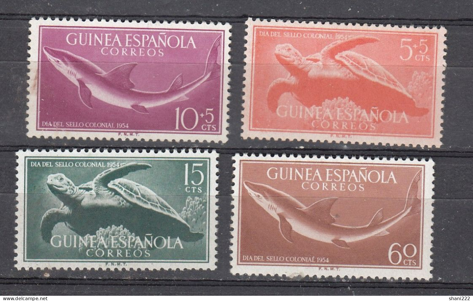 Spanish Guinea - 1954 Fish - MNH Set (e-811) - Guinée Espagnole