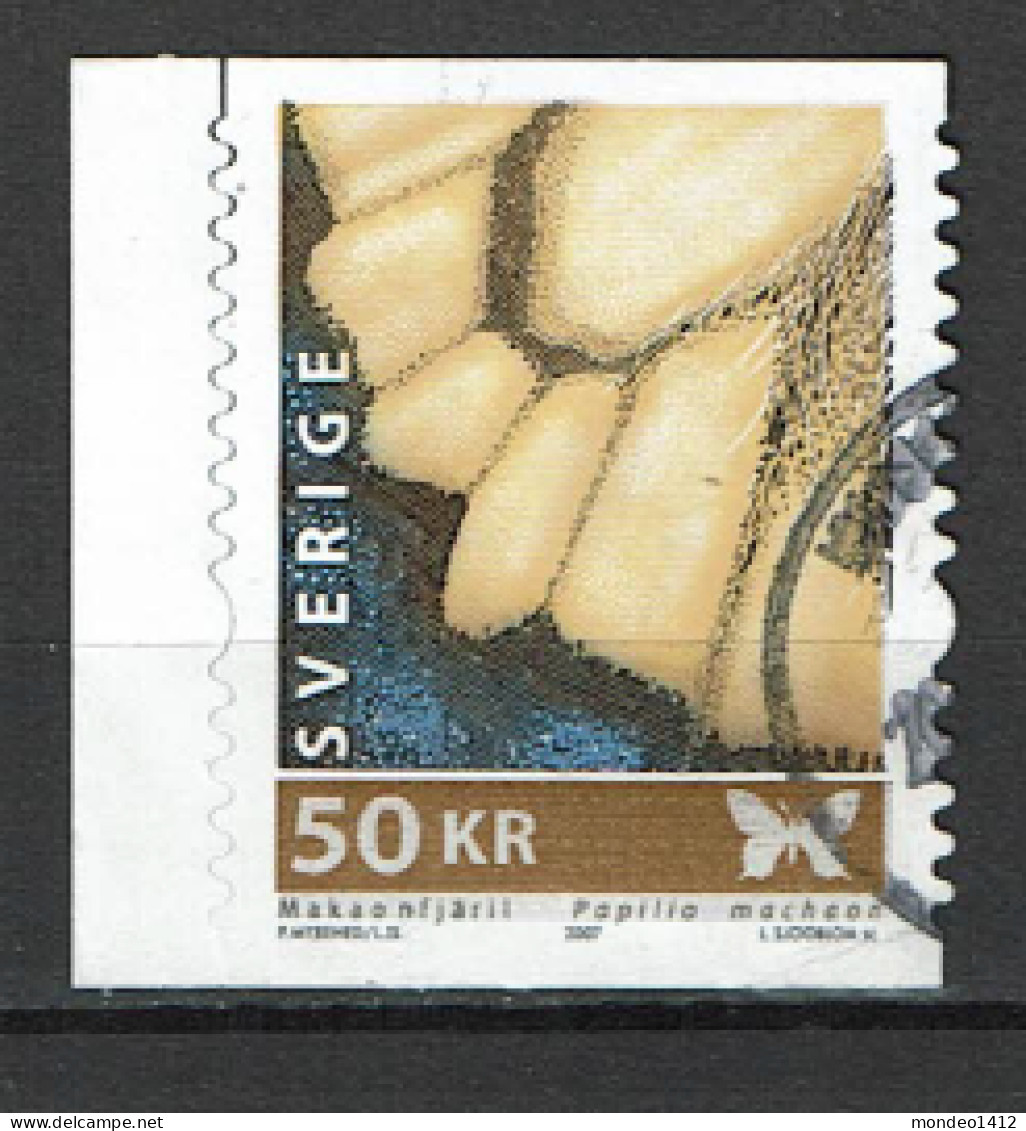 Sweden 2007 - Papillon - Used - Gebruikt