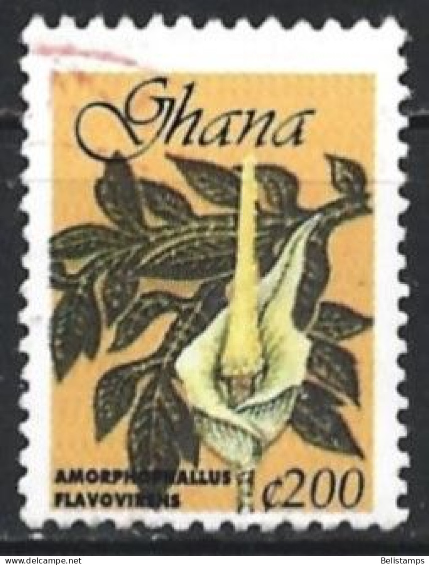 Ghana 1999. Scott #2104A (U) Amorphophallus Flavovirens  (Complete Issue) - Ghana (1957-...)