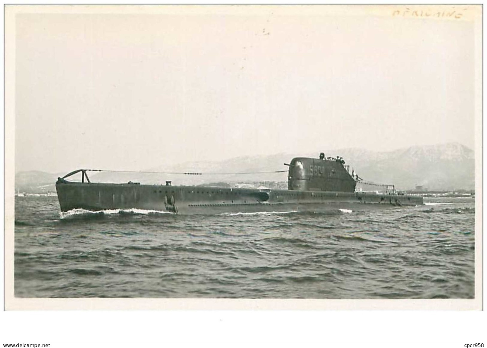 BATEAUX.CARTE PHOTO DE MARIUS BAR.n°16751.AFRICAINE - Submarinos