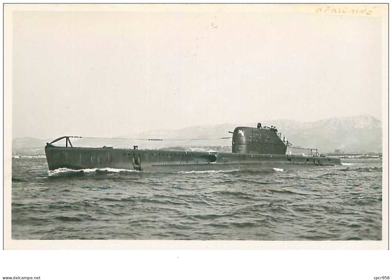 BATEAUX.CARTE PHOTO DE MARIUS BAR.n°16751.AFRICAINE - Sous-marins