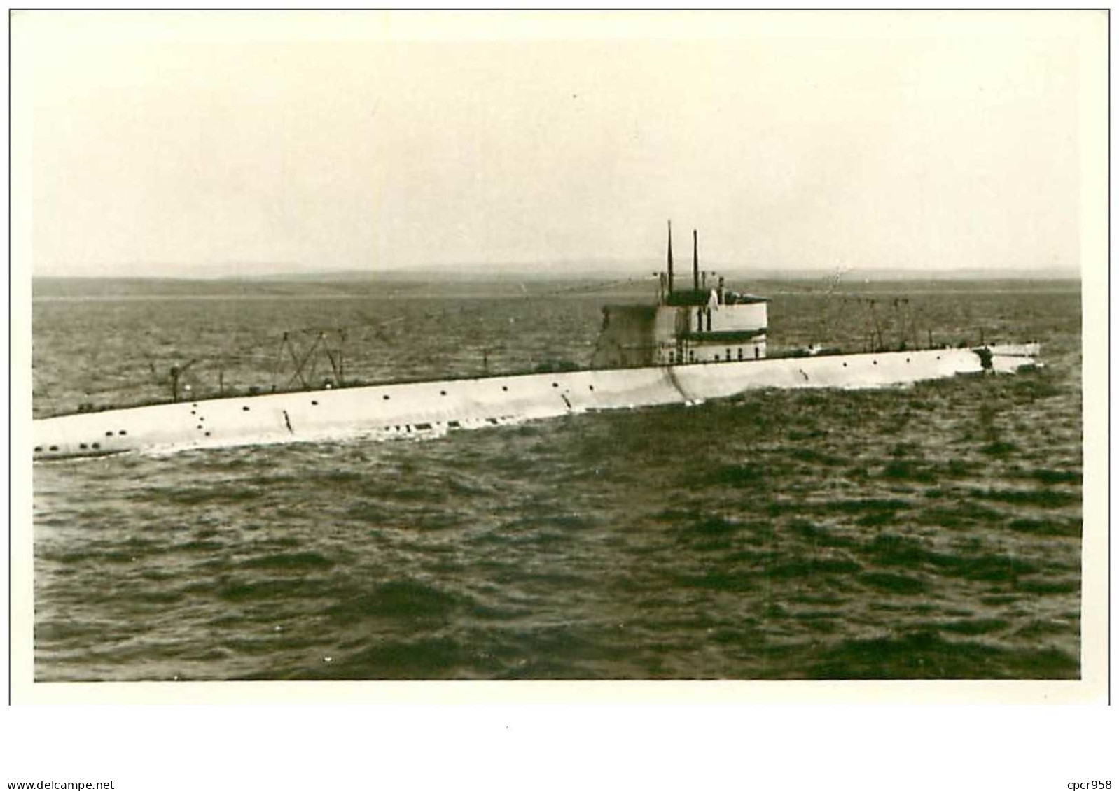 BATEAU.RUSSIE.GUERRE.CP PHOTO DE DRUPPEL.n°16974.SOUS MARIN SC 262 - Submarines