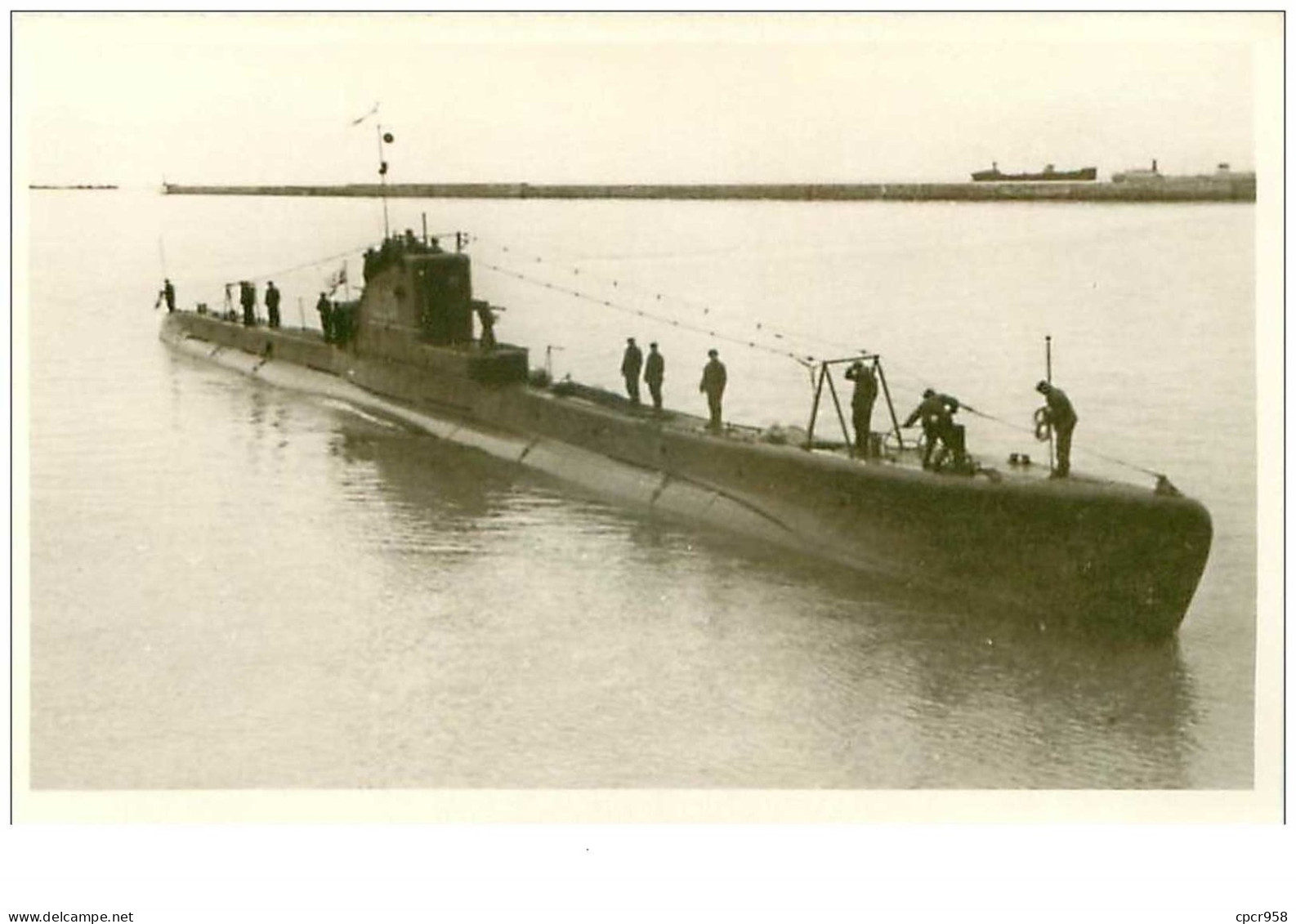 BATEAU.RUSSIE.GUERRE.CP PHOTO DE DRUPPEL.n°16971.SOUS MARIN SC 201 - Submarines