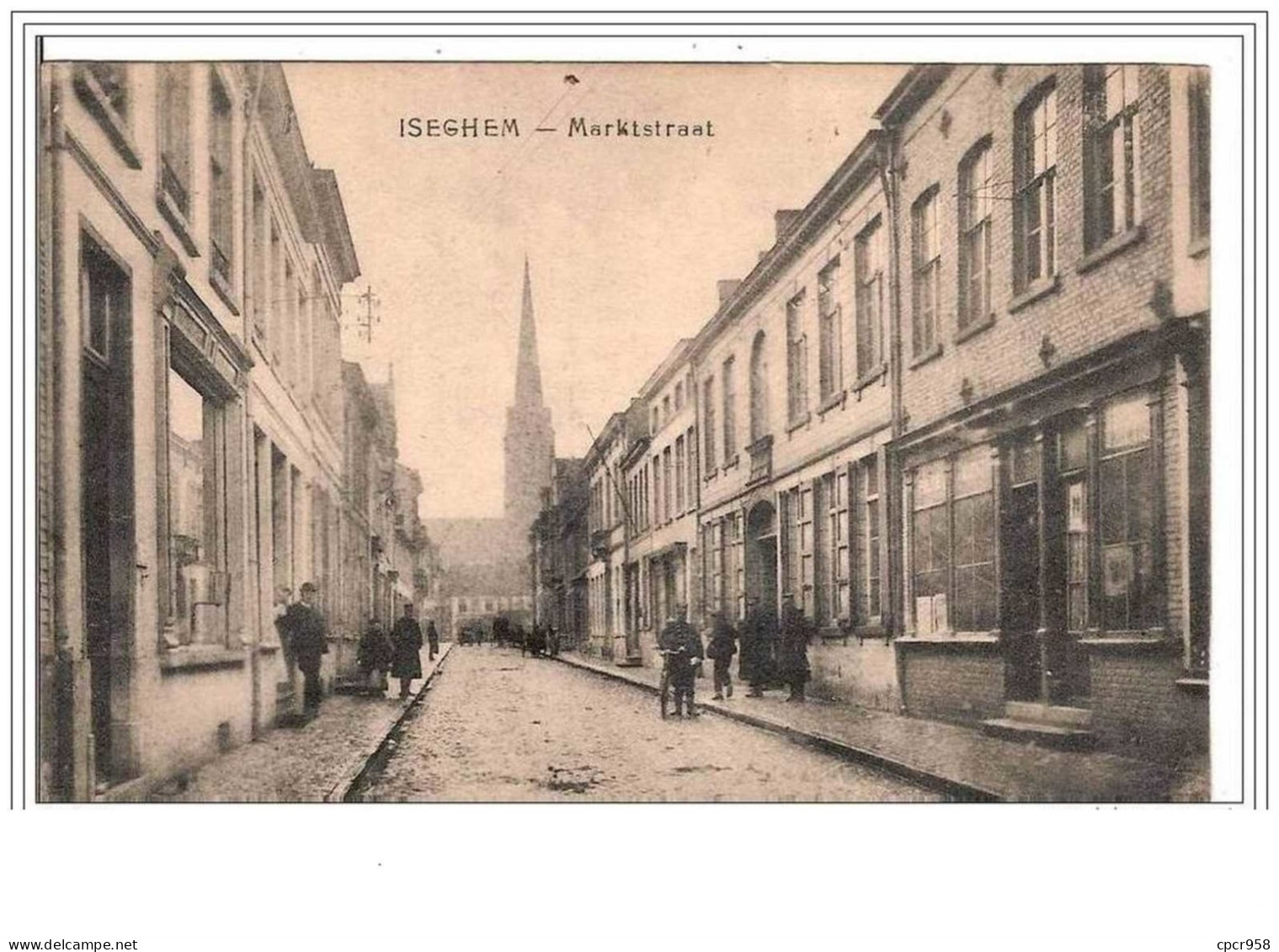 BELGIQUE.ISEGHEM.MARKTSTR   AAT. - Izegem