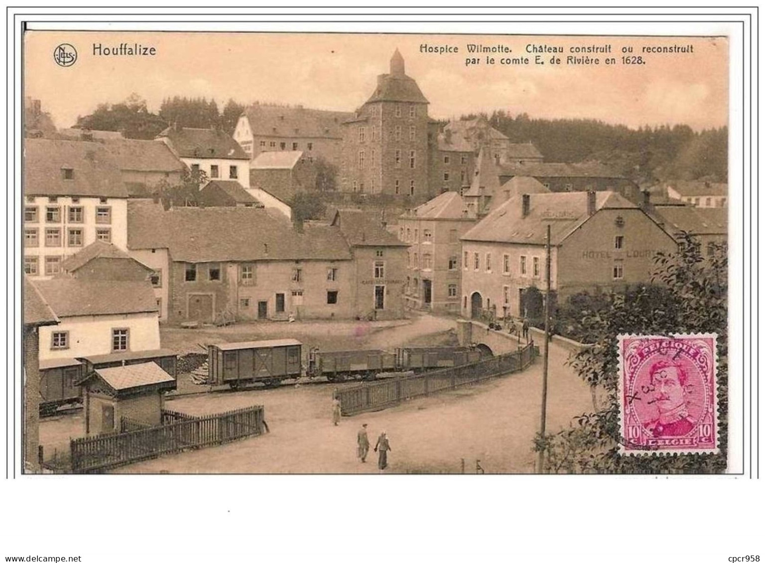 BELGIQUE.HOUFFALIZE.TRAIN   ET GARE.STATION - Houffalize