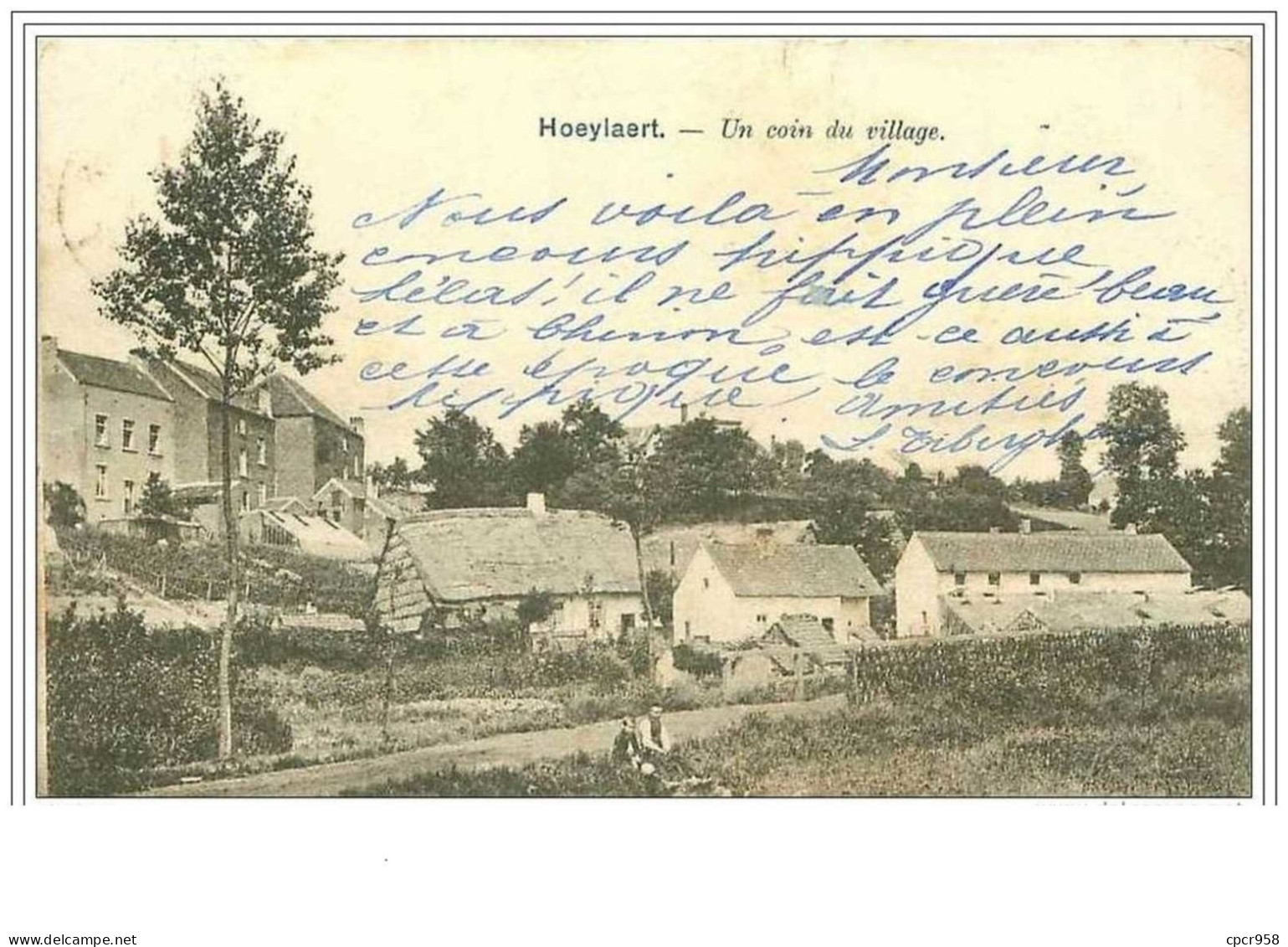 BELGIQUE.HOEYLAERT.UN COIN DU VILLAGE.PETIT MANQUE - Höilaart