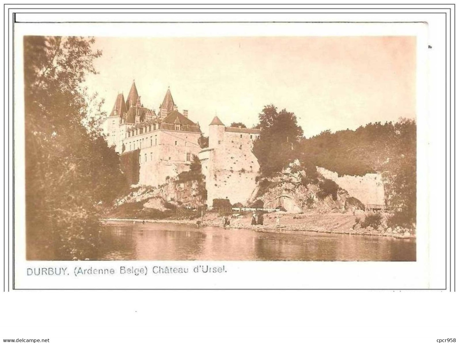 BELGIQUE.DURBUY.(ARDENNE BELGE).CHATEAU D&amp;acute URSEL. - Durbuy