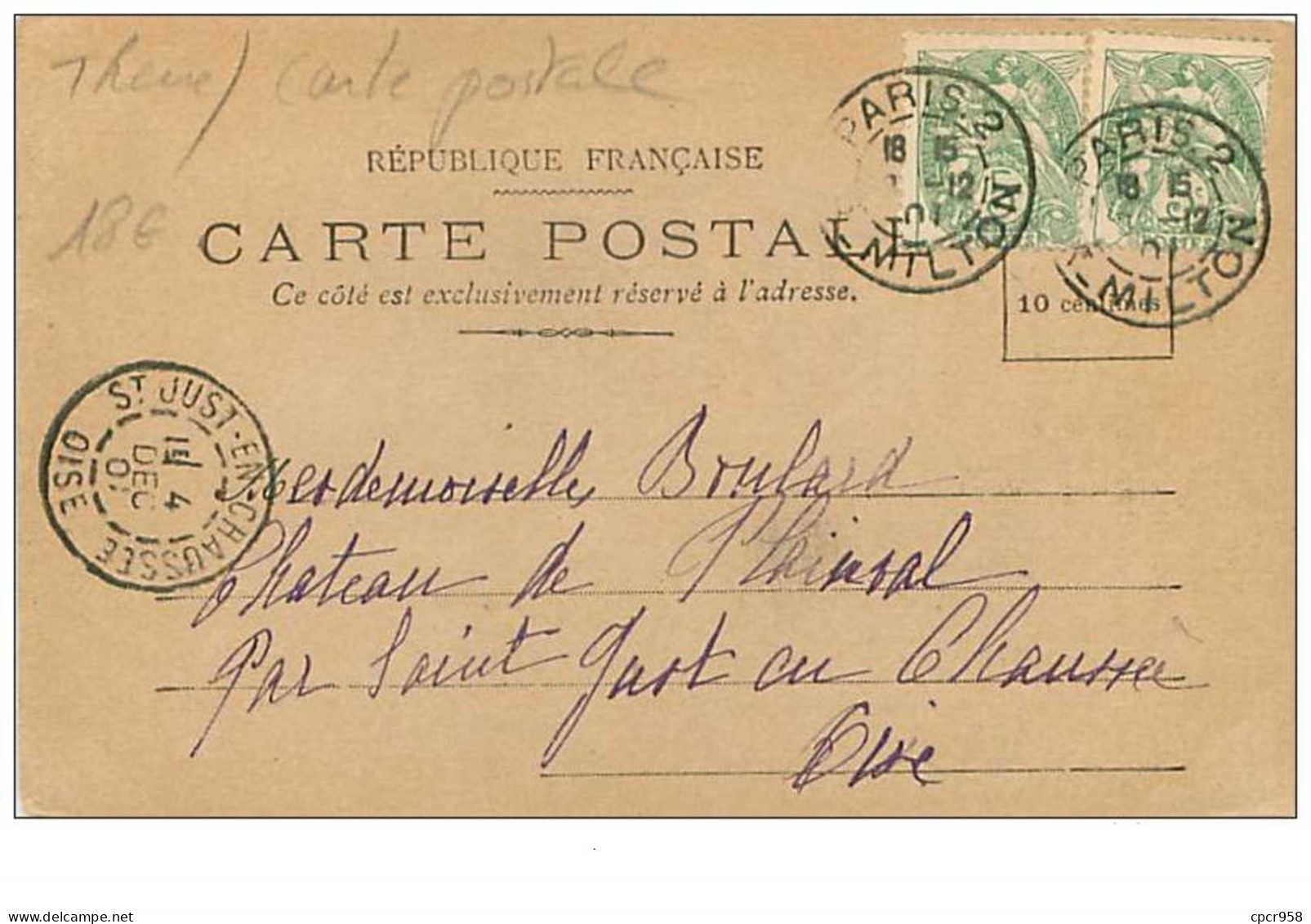 CARTE POSTALE.SANS COMPRENDRE LE BUT DES NOMBREUX COLLECTIONNEURS DE CARTES POSTALES JE TROUVE CEPENDANT QU'ELLES ONT DU - Philosophie & Pensées