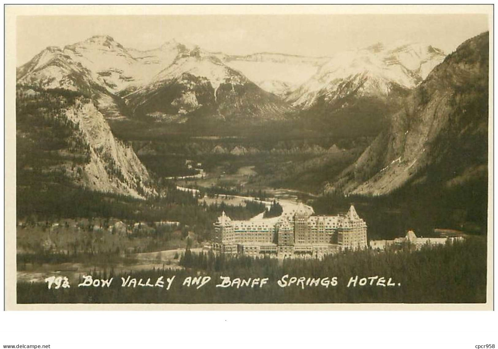 CANADA.n°29060.BOW VALLEY AND BANFF SPRINGS HOTEL - Banff