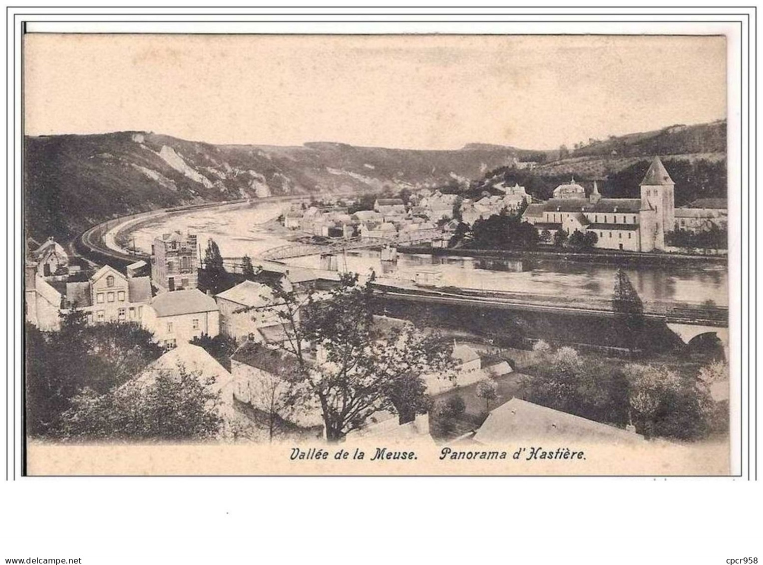 BELGIQUE.VALLEE DE LA MEUSE.PANORAMA D&amp;acute  HASTIERE. - Hastiere