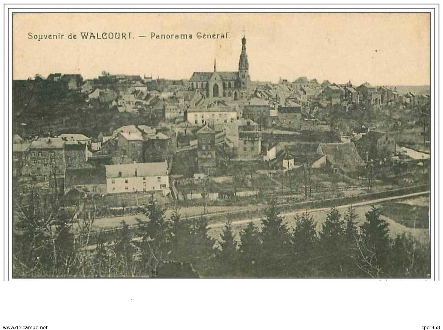 BELGIQUE.SOUVENIR DE WALVOURT.PANORAMA GENERAL - Walcourt