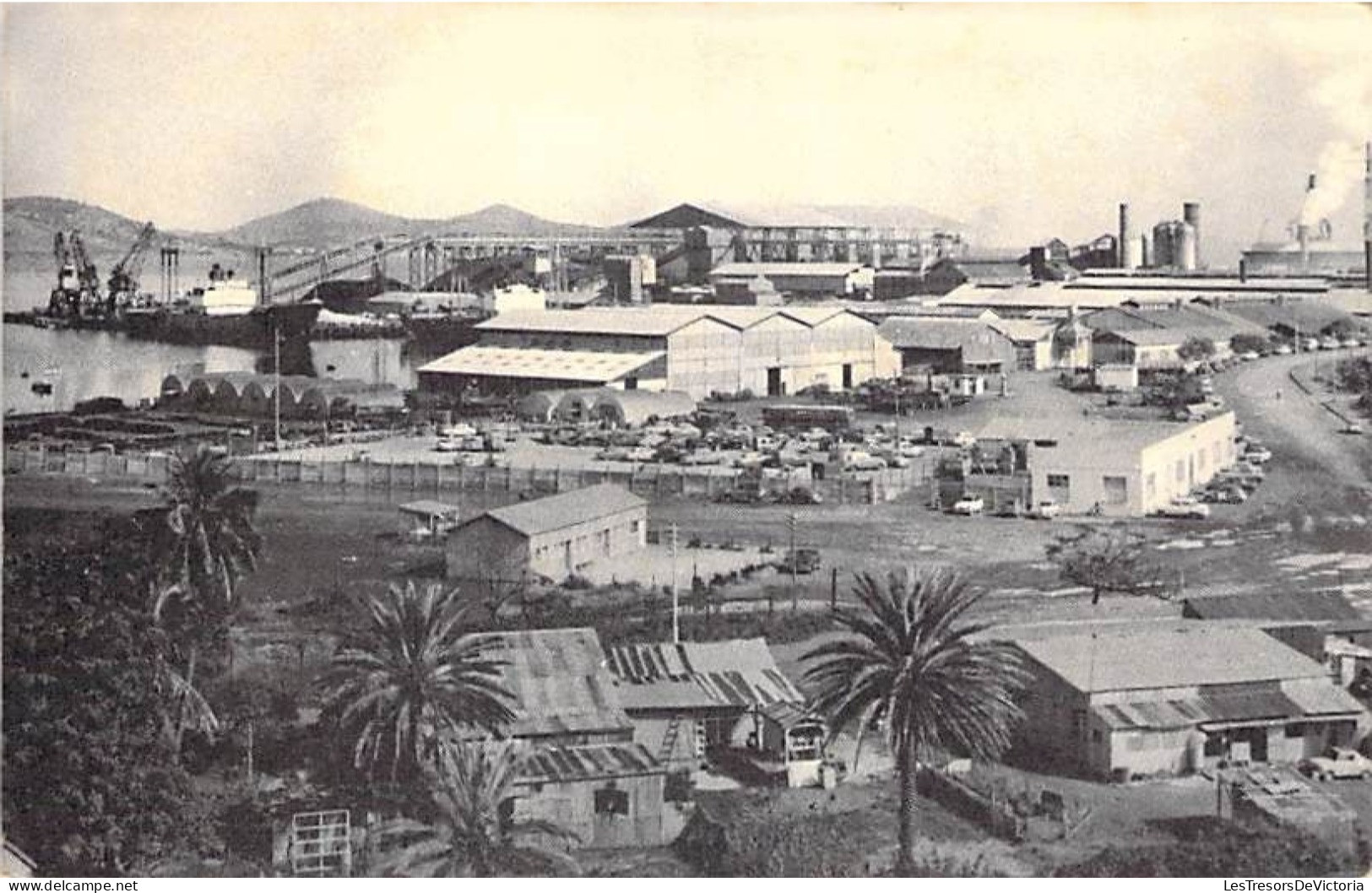 Nouvelle Calédonie - Nouméa - Les Installations De La Société Le Nickel Smelters -  Carte Postale Ancienne - Nieuw-Caledonië