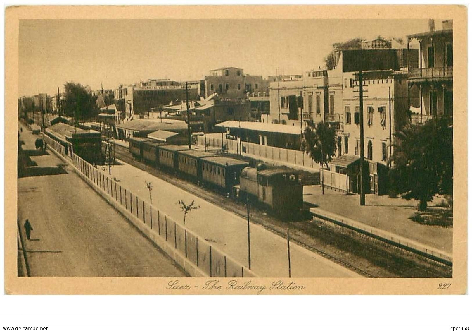 EGYPTE.n°32122.SUEZ.LA GARE - Suez