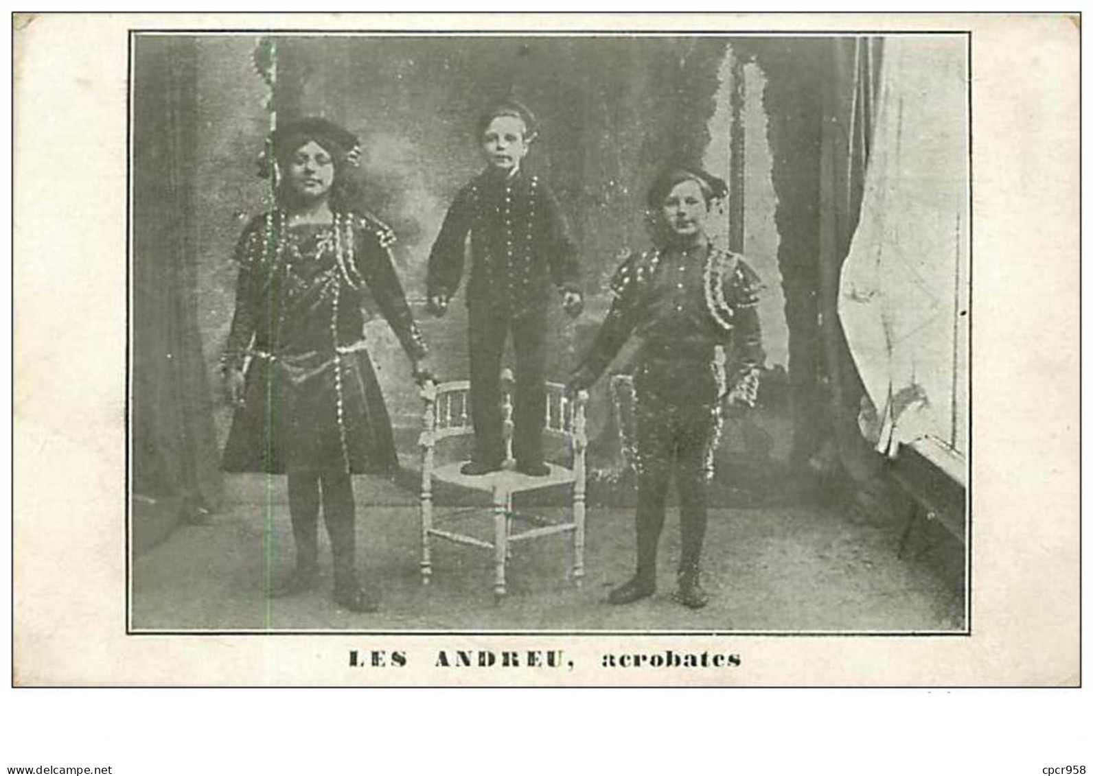 CIRQUE.n°18.LES ANDREU,ACROBATES - Cirque