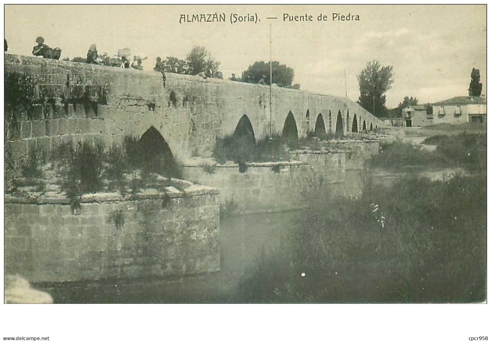 ESPAGNE.n°30582.ALMAZAN.PUENTE DE PIEDRA - Sonstige & Ohne Zuordnung