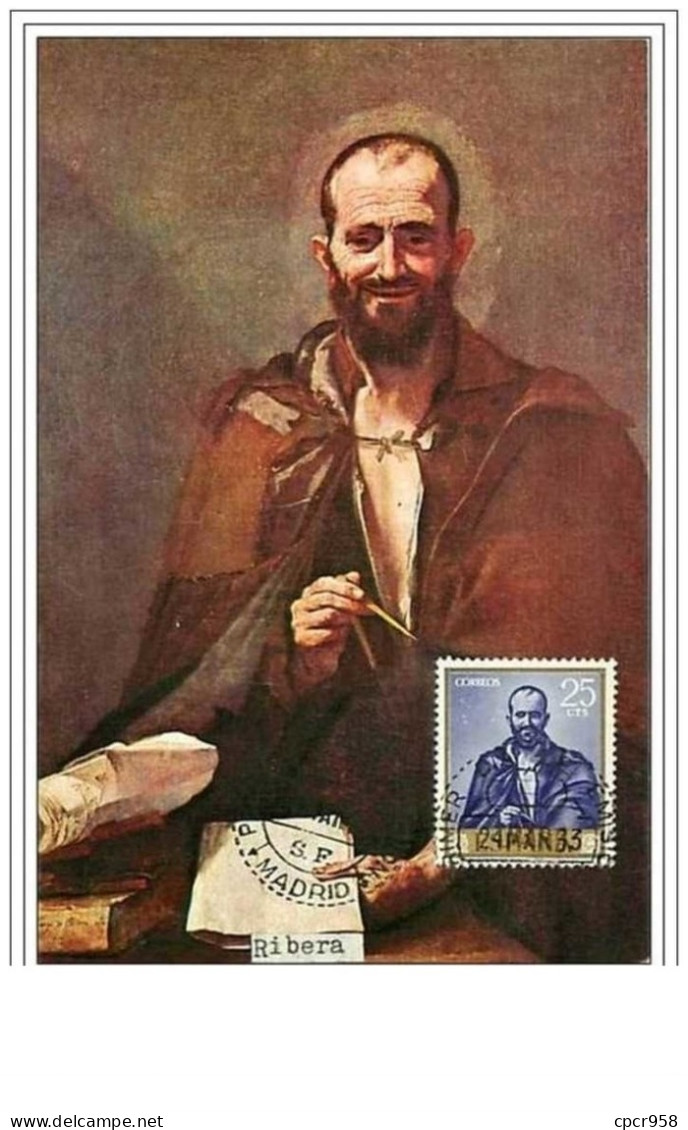 ESPAGNE.CARTE MAXIMUM.n°224.RIBERA. - Cartes Maximum