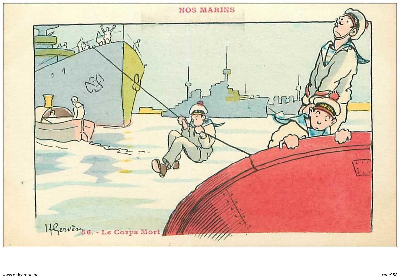 ILLUSTRATEURS.n°19870.GERVESE.NOS MARINS.56.LE CORPS MORT - Gervese, H.