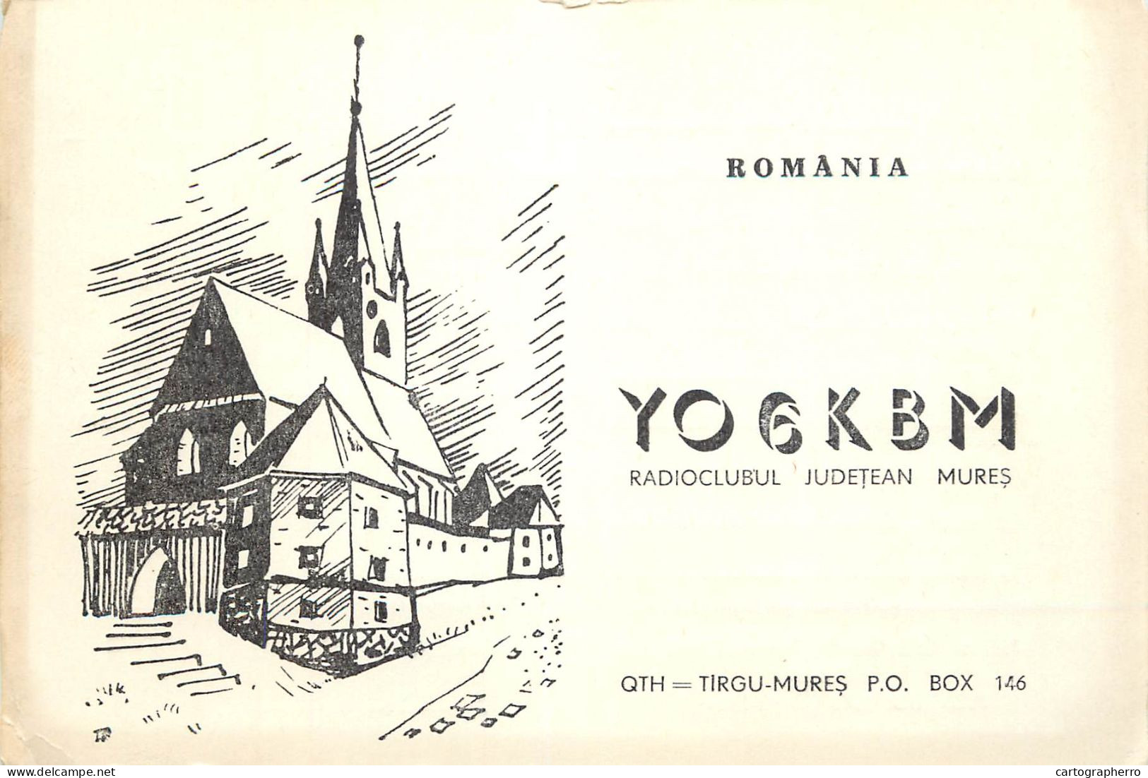 Romania Radio Amateur QSL Post Card Y03CD Y06KBM - Radio Amateur