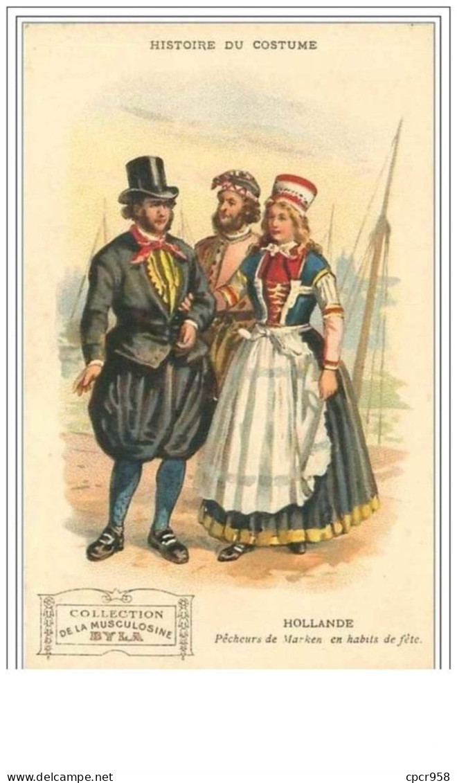 ILLUSTRATEURS.HISTOIRE DU COSTUME.HOLLANDE.PECHEURS DE MARKEN EN HABITS DE FETE - Contemporain (à Partir De 1950)