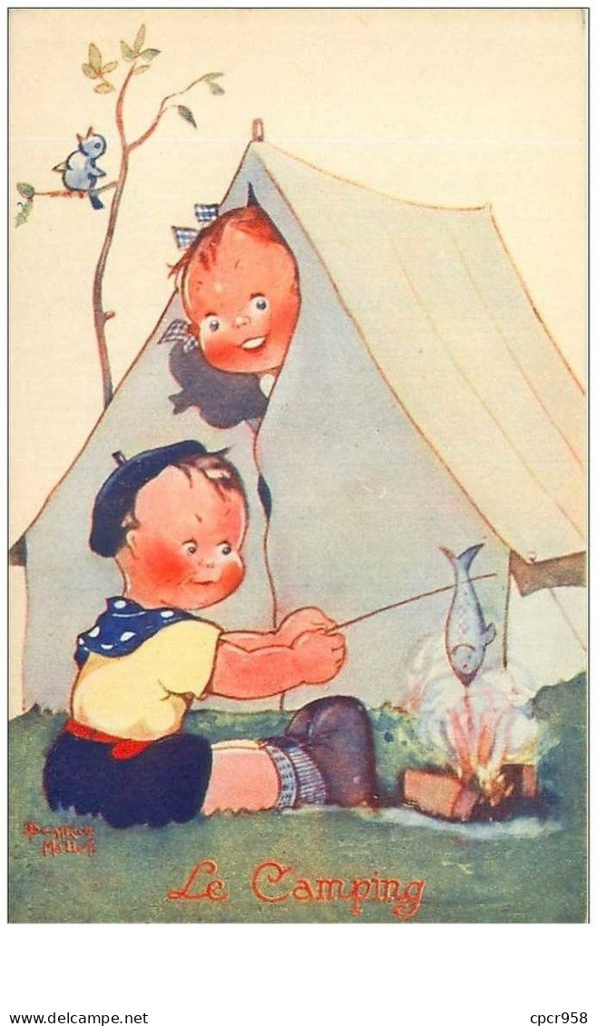 ILLUSTRATEURS.n°26153.BEATRICE MALLET.LE CAMPING - Mallet, B.