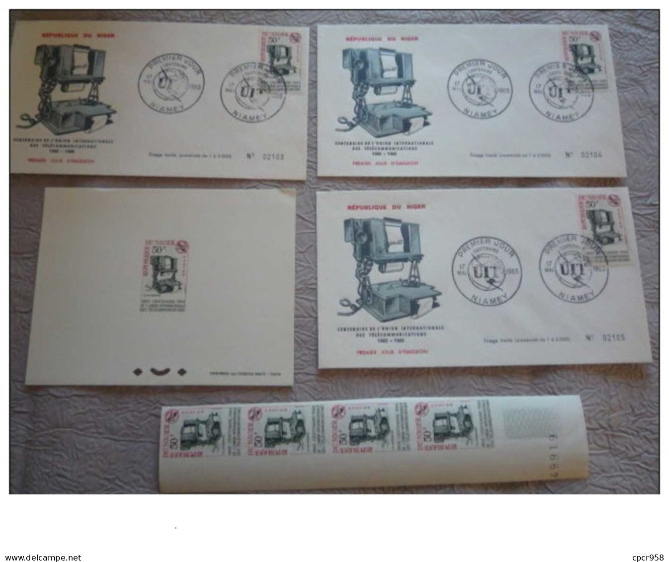 TIMBRES.NIGER.LOTS DE EPREUVES DE LUXE+TIMBRES NON DENTELLES+ENVELOPPES.A VOIR+++ - Niger (1960-...)