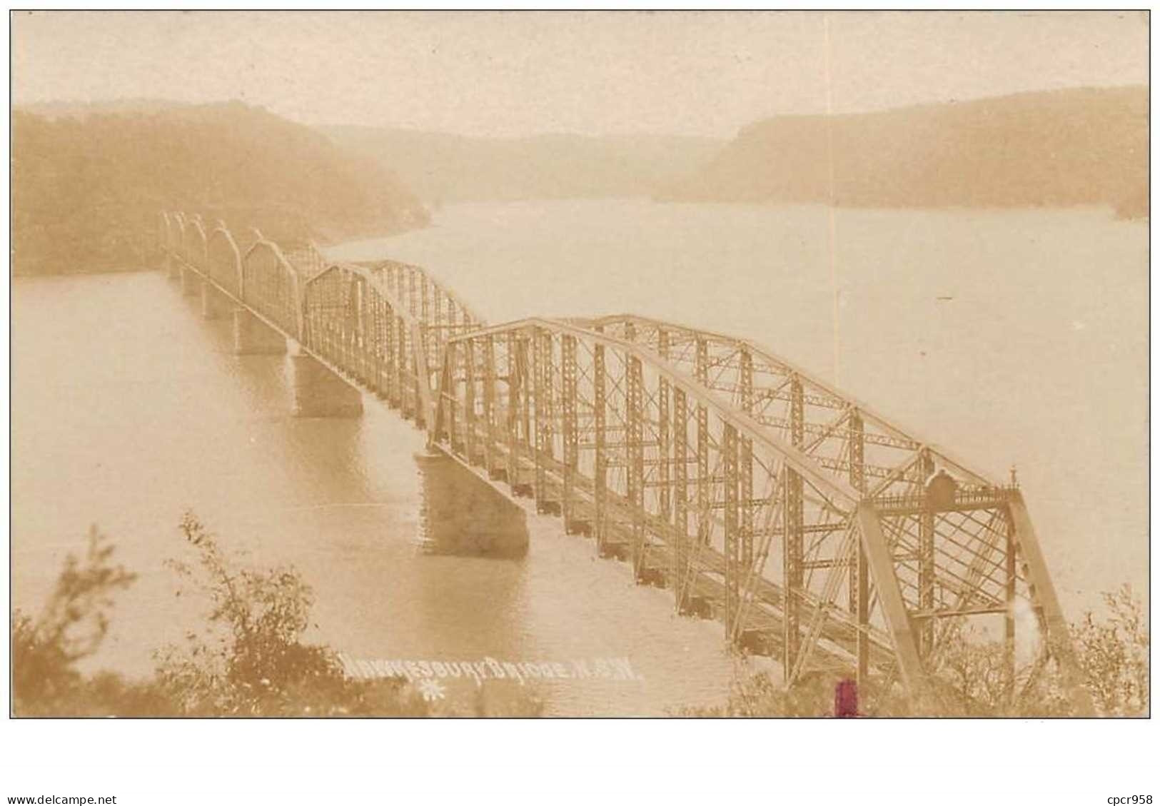 Oceanie . N° 44107 .australie. Sydney. Railway Bridge Hawkesbury River.carte Photo - Sydney