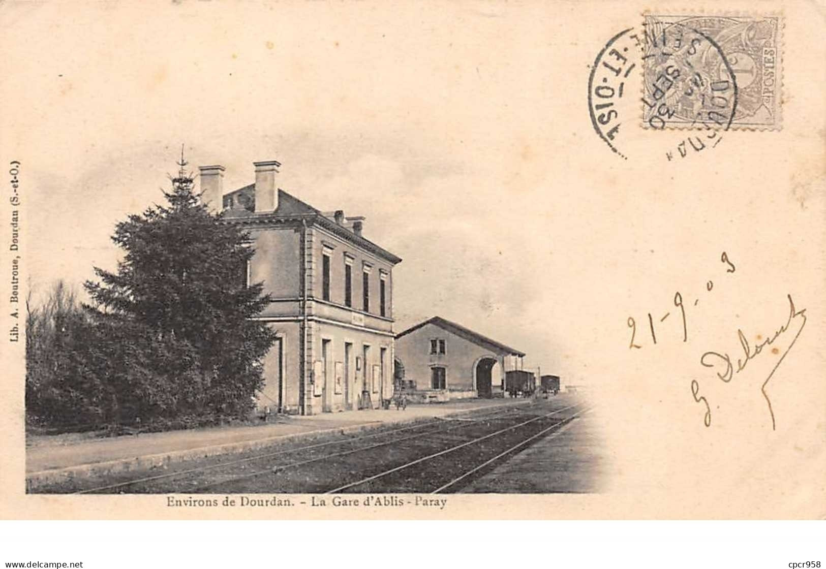 78    .    N° 203504  .     ABLIS       .       GARE D ABLIS - Ablis