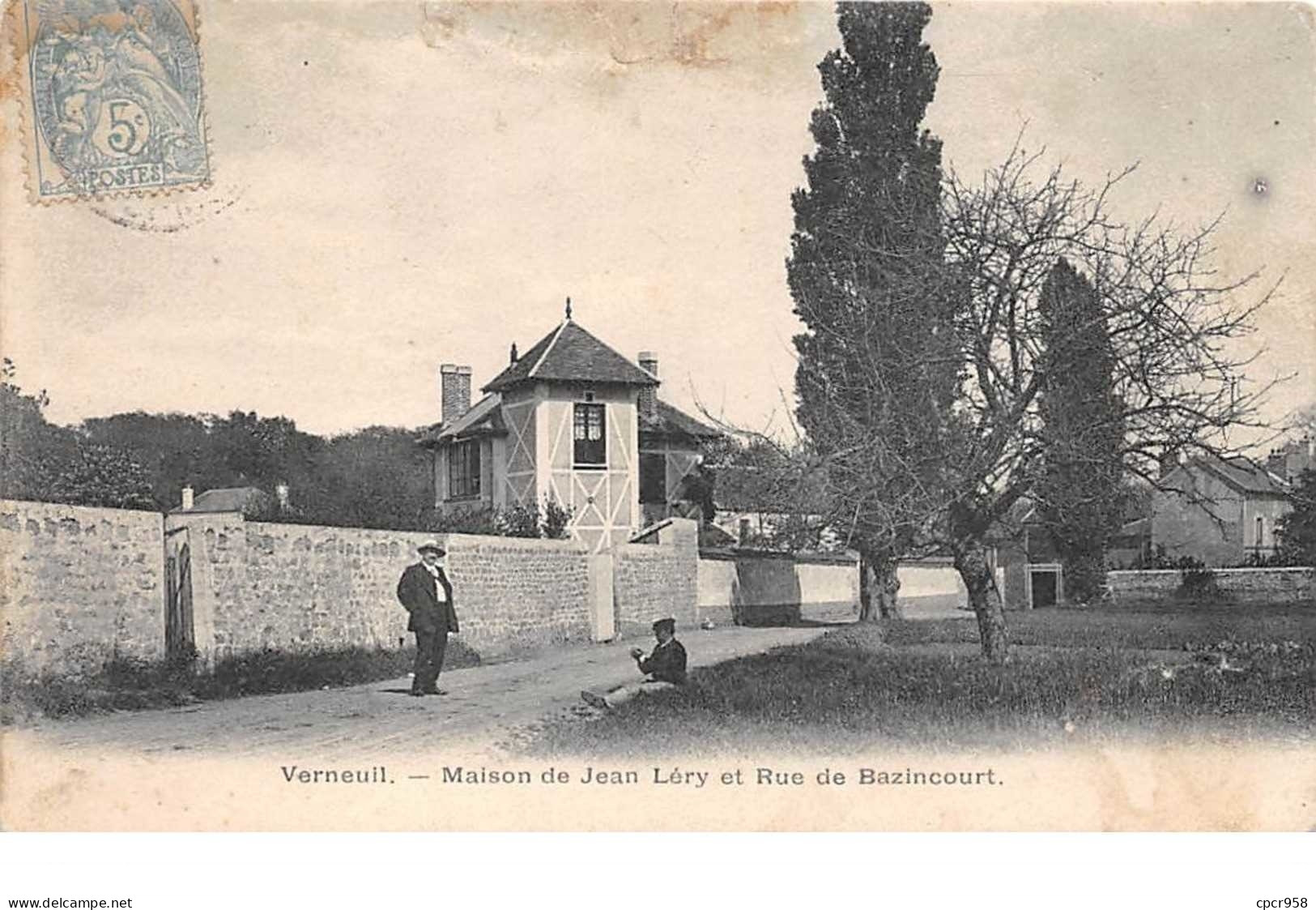 78    .    N° 203501  .     VERNEUIL      .     MAISON DE JEAN LERY - Verneuil Sur Seine