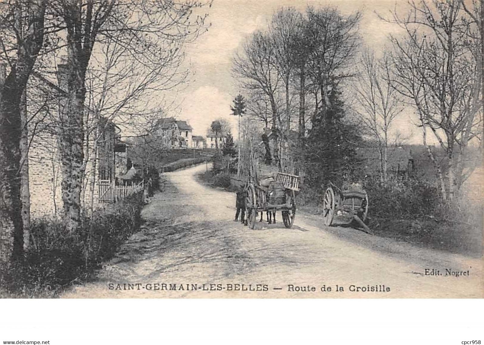 87    .    N° 202880   .   SAINT GERMAIN LES BELLES     .      ROUTE DE LA CROISILLE - Saint Germain Les Belles