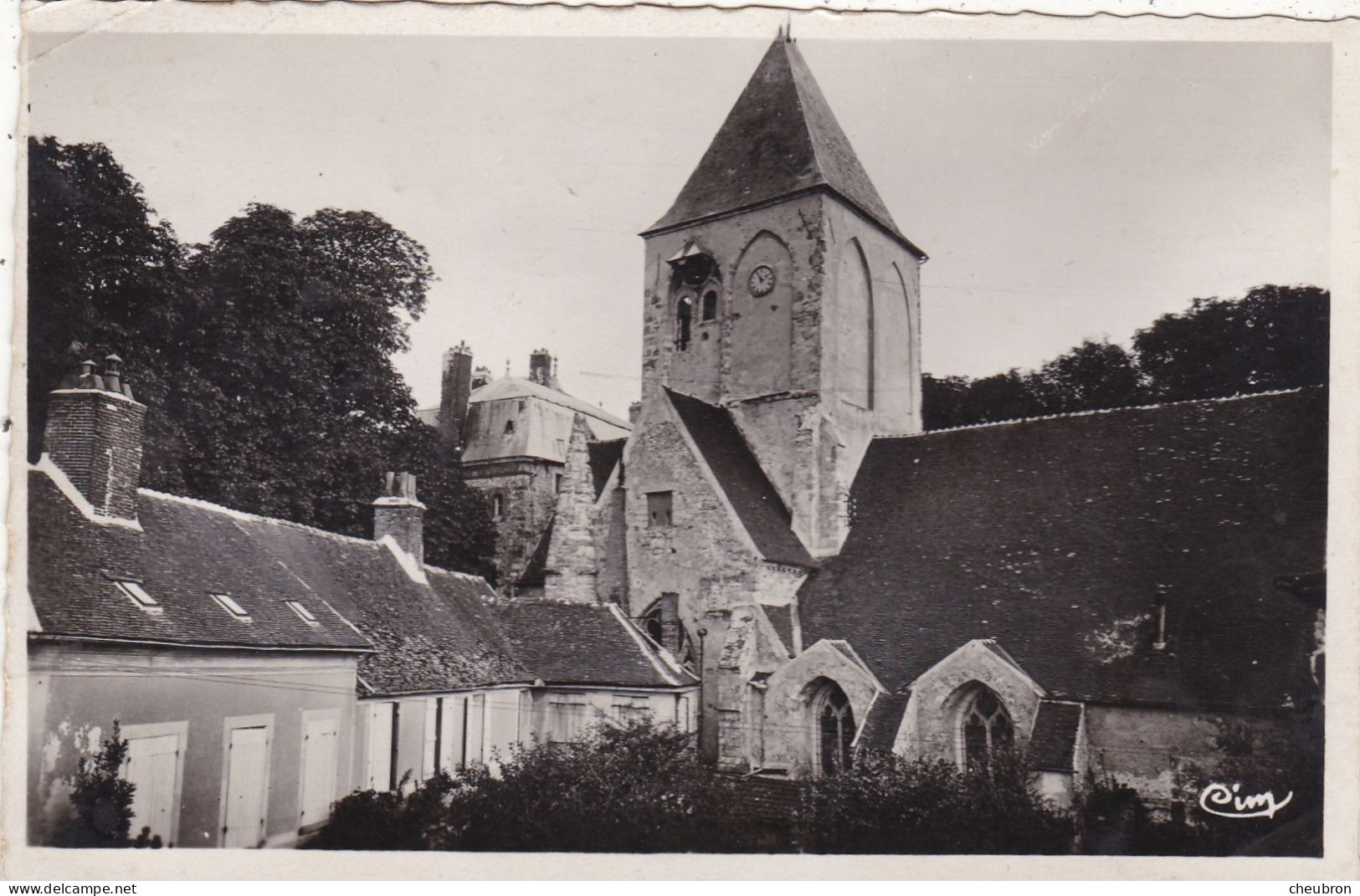 51. MONTMIRAIL. CPA  L'EGLISE.. ANNEE 1947 + TEXTE - Montmirail