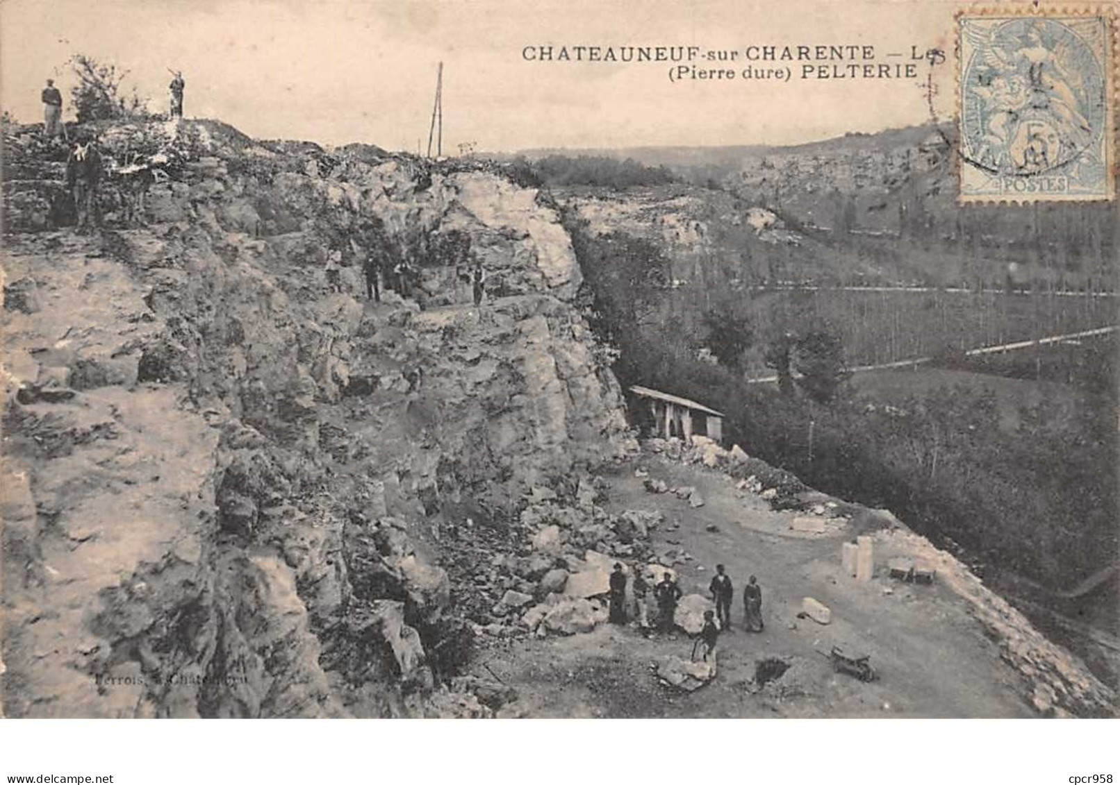 16    .     N° 201917    .      CHATEAUNEUF SUR CHARENTE       .      ( PIERRE DURE ) - Chateauneuf Sur Charente