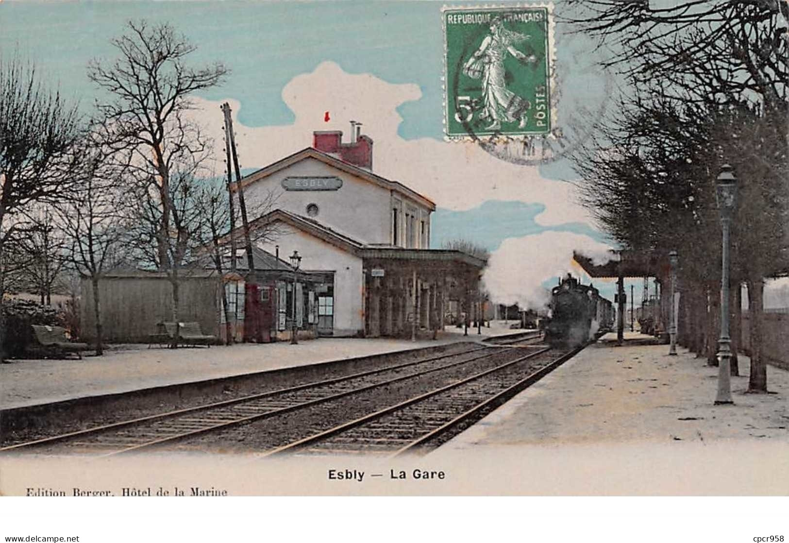 77.n°59350.esbly.la Gare - Esbly