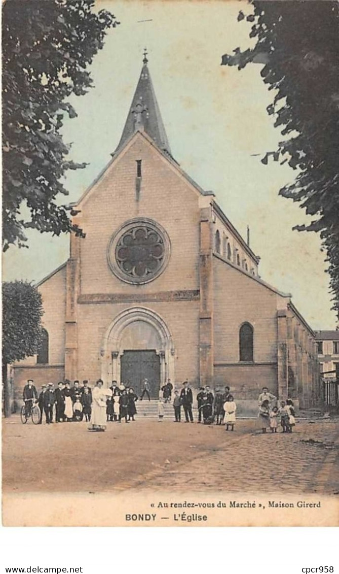 93.n°59519.bondy.l'église - Bondy