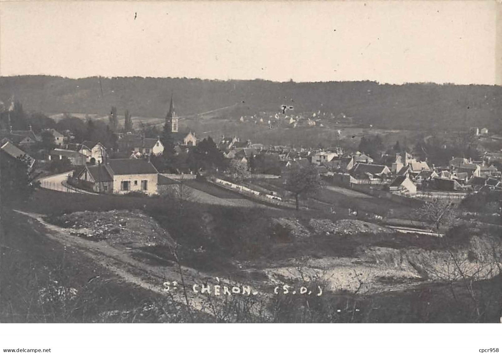91.n°59485.saint Cheron.carte Photo.vue Générale - Saint Cheron