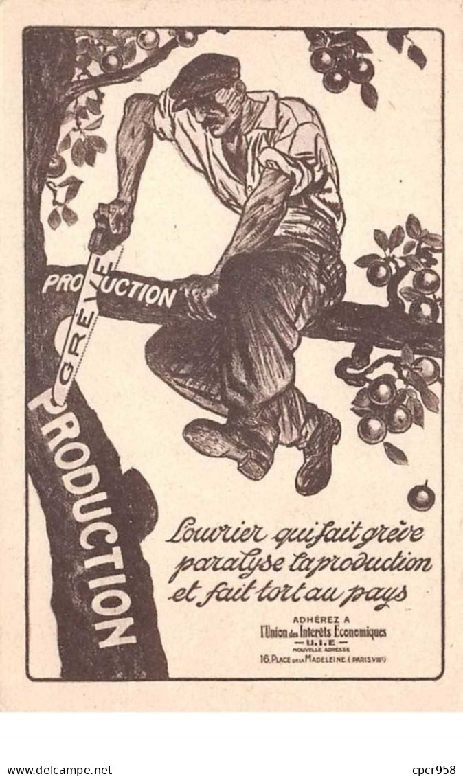 Evenement.n°59767.grèves.production.caricatures.réveil économique.anti-grève - Sciopero