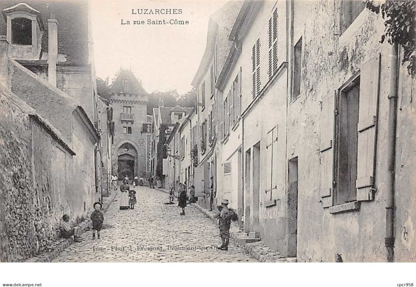 95.n°59621.luzarches.la Rue Saint Come - Luzarches