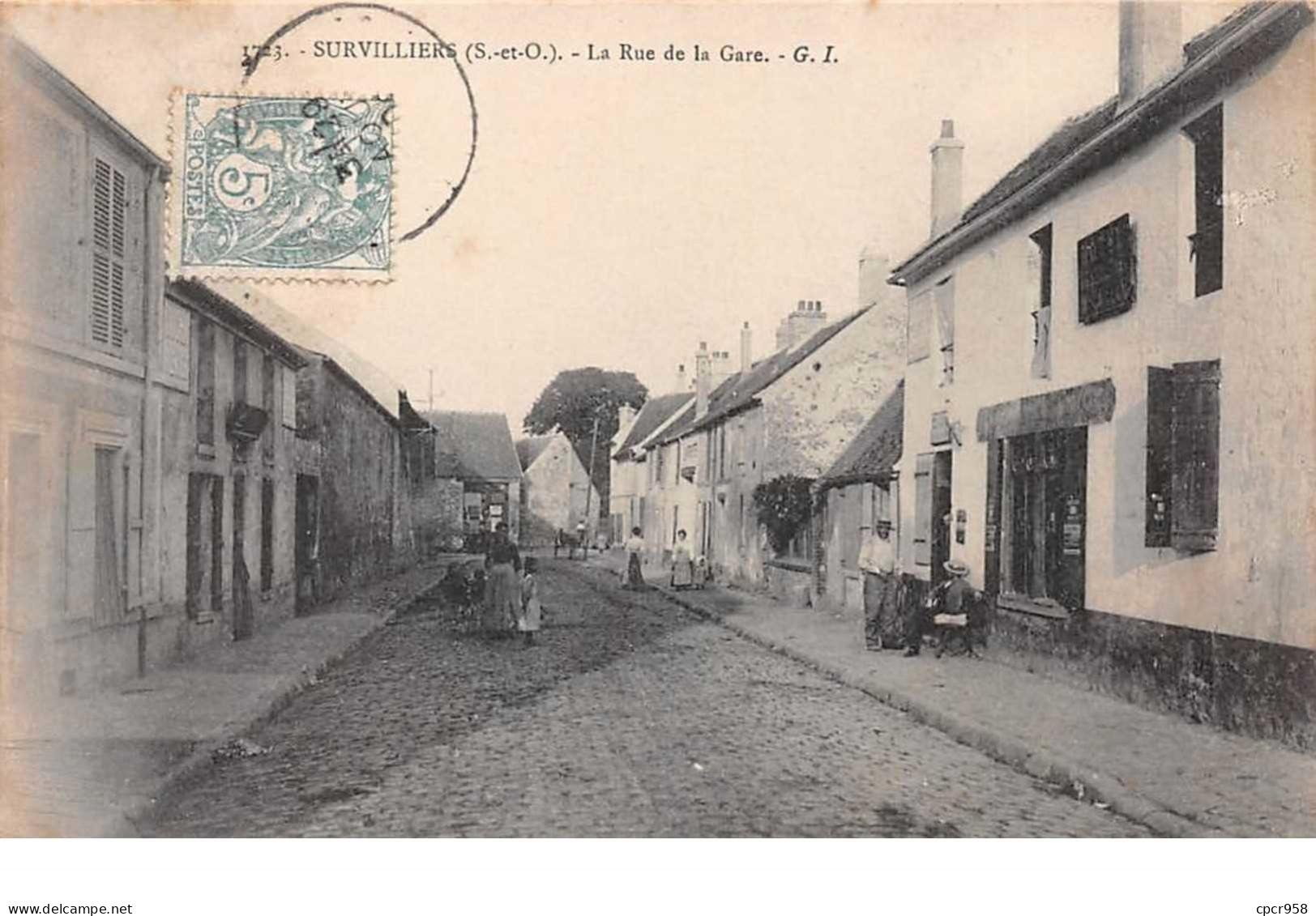 95.n°59602.survilliers.la Rue De La Gare - Survilliers